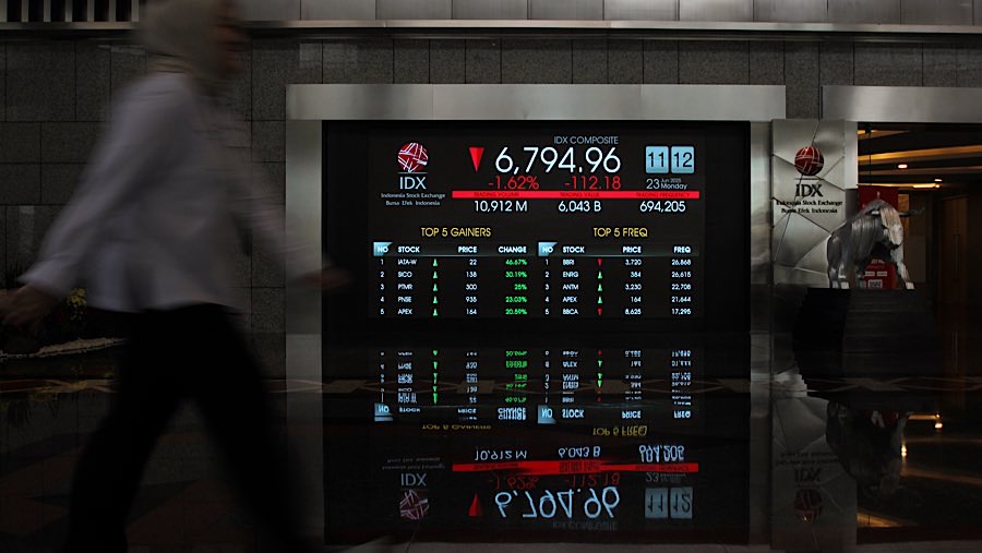 Saham Asing Masuk Deras, IHSG Melemah di Akhir Pekan
