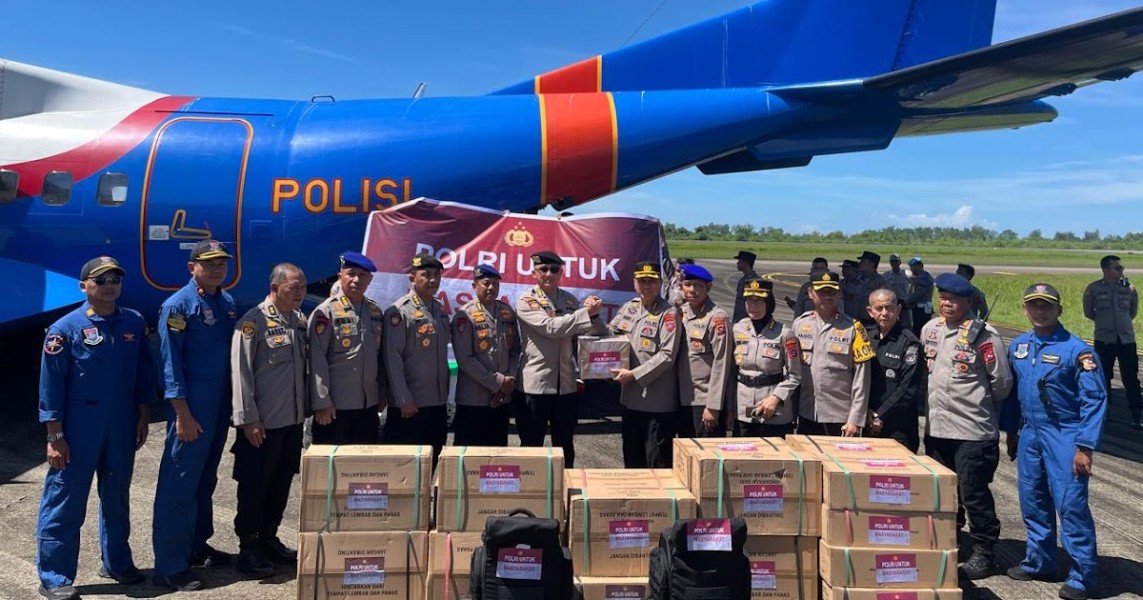 Polri Percepat Distribusi Bantuan untuk Warga Terdampak Banjir Sumatera