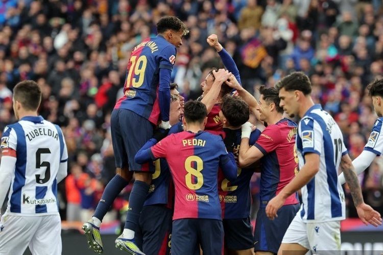 Barcelona Taklukkan Real Sociedad 4-0, Rebut Puncak Klasemen La Liga Spanyol