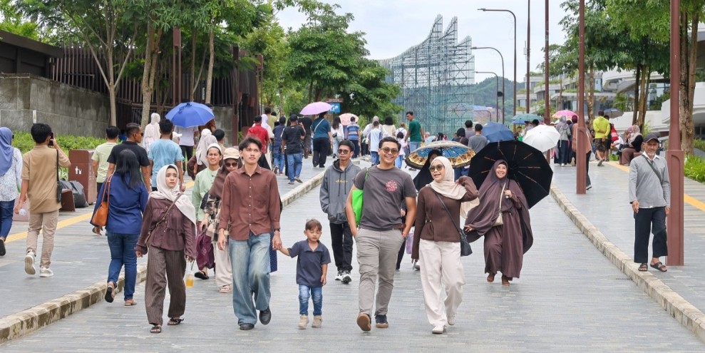 Ribuan Pengunjung Datangi IKN Nikmati Libur Lebaran Idulfitri 2026