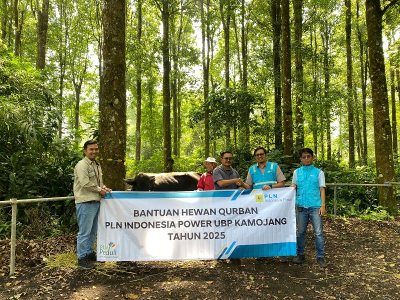 Berbagi Energi Kebaikan, PLN Indonesia Power UBP Kamojang Salurkan Hewan Kurban Peringati Idul Adha 1446 H