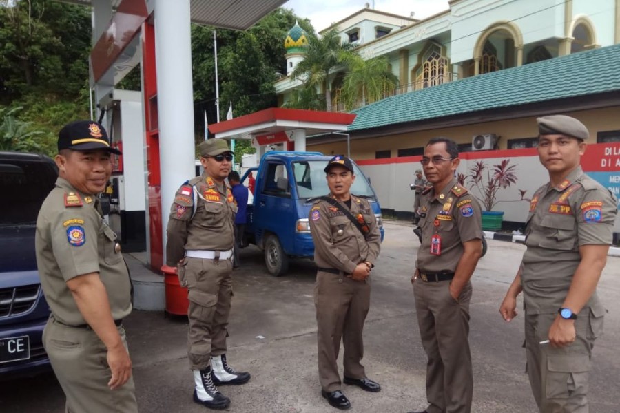 BBM Aman Bersama Satpol PP Aktif Menjaga Ketertiban