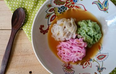 Cara Praktis Membuat Putu Mayang Magic Com Lembut Dengan Kuah Tradisional