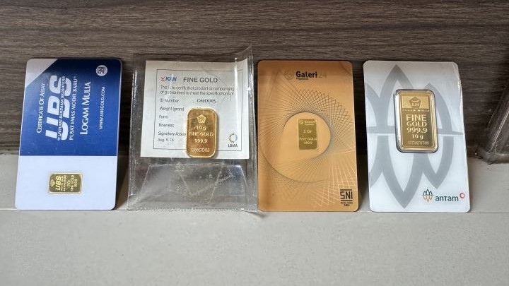 Harga Emas Pegadaian 28 Januari 2026: Emas Antam, UBS, dan Galeri 24