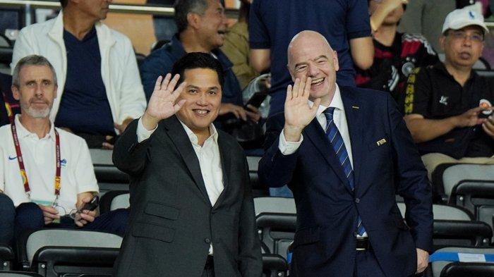 Erick Thohir Konfirmasi Kesiapan Sebelum Laga Timnas Indonesia vs Bahrain di Stadion GBK