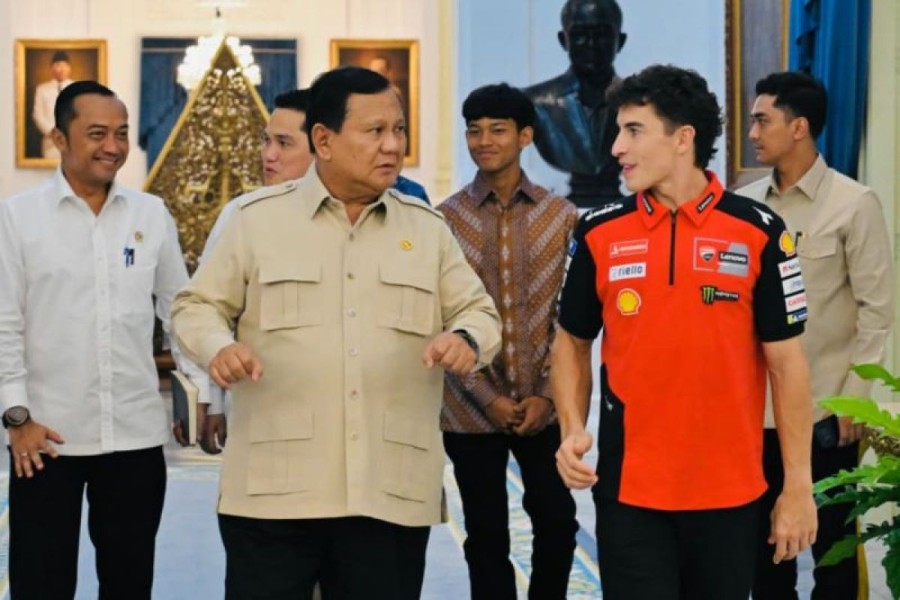 Marc Marquez Temui Prabowo Sebelum Debut di Mandalika