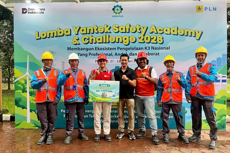 PLN UP3 Gresik Juara Pertama Yantek Safety Academy Challenge 2026