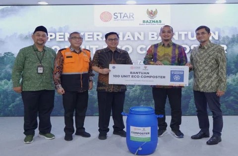 Baznas RI Terima Bantuan Eco Composter untuk Warga Terdampak Bencana Sumatera