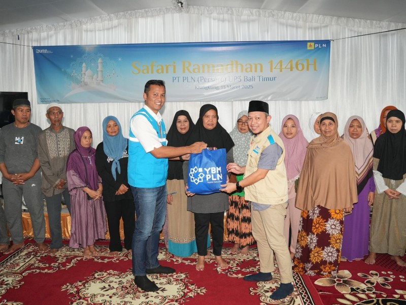 PLN UID BALI Gelar Safari Ramadan 1446 H Dengan Berbagi Kebahagiaan bersama Kaum Dhuafa dan Anak Yatim