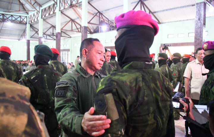 TNI Anugerahkan Kenaikan Pangkat kepada 155 Prajurit di Papua Tengah