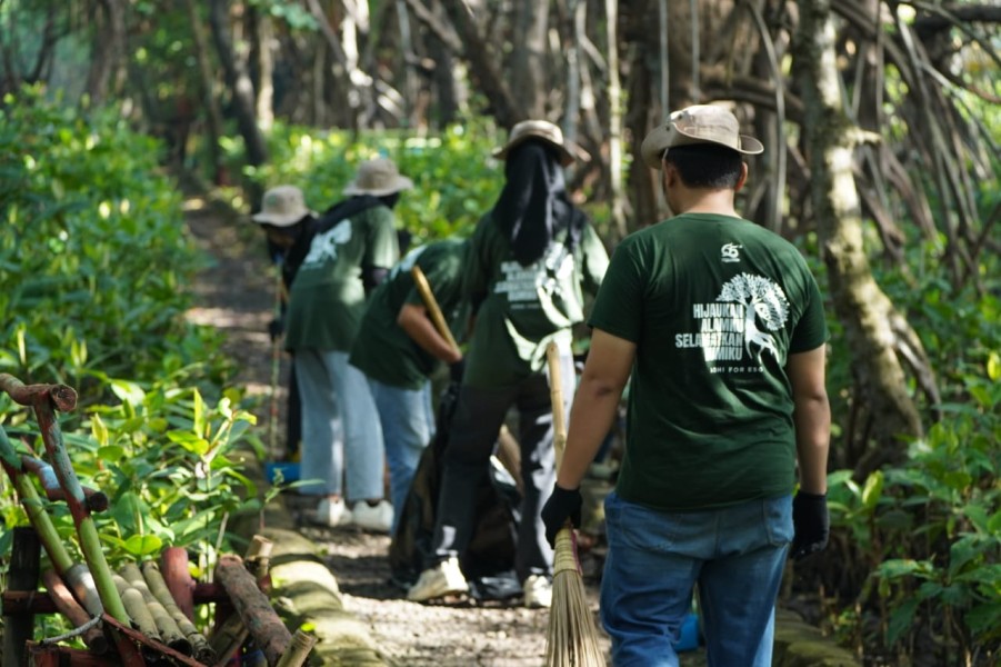 Dukung Net Zero Emission, Adhi Karya Rehabilitasi 525 Hektar Lahan Mangrove untuk Kelestarian Lingkungan
