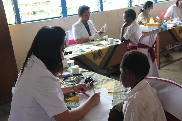 Cek Kesehatan Gratis Pelajar Papua