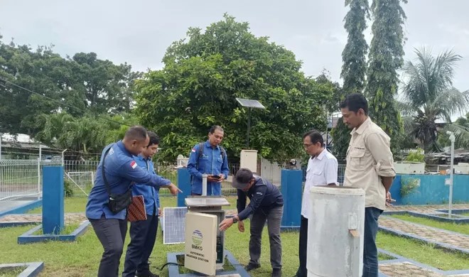 BMKG Dan BWS Sumatera I Pasang ARG Pantau Curah Hujan Real-Time