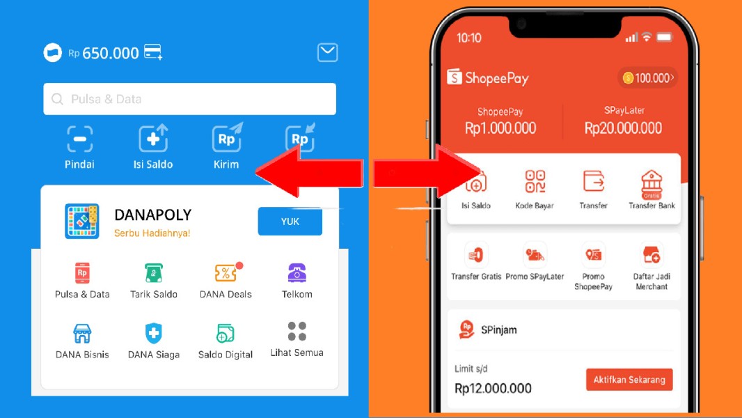 Cara Transfer DANA ke ShopeePay Cepat dan Aman Tanpa Ribet