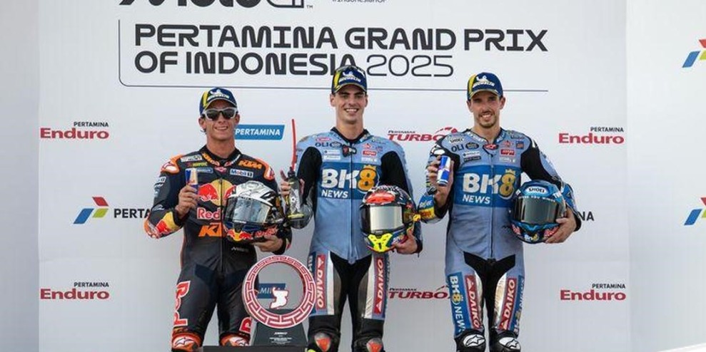 Podium Ganda Gresini Racing Menggemparkan MotoGP Mandalika 2025