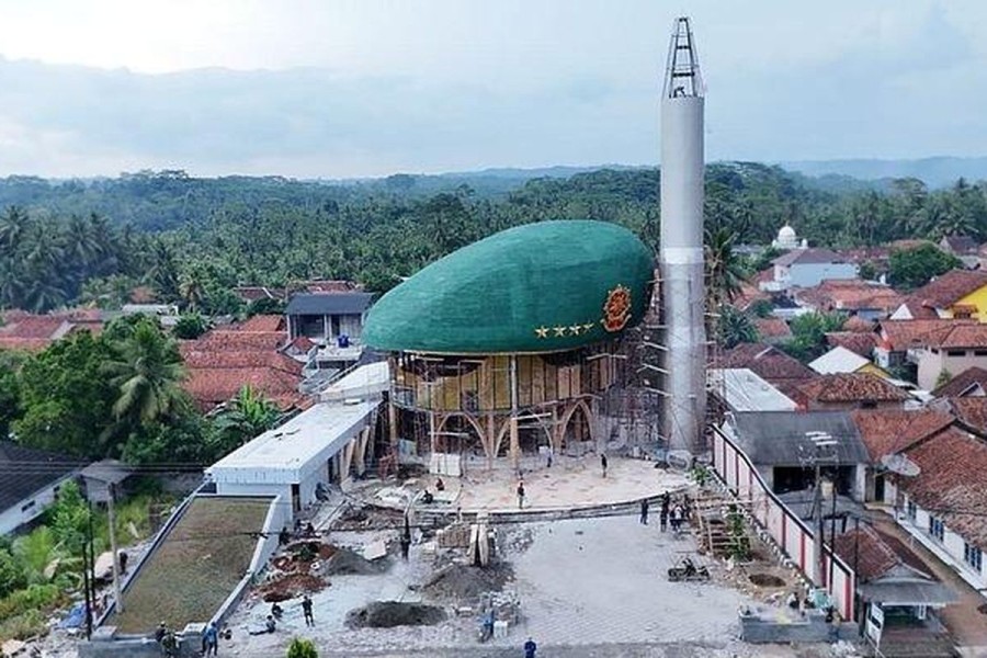 Masjid Kubah Baret Hijau TNI Bintang 4,  memiliki ikon baru