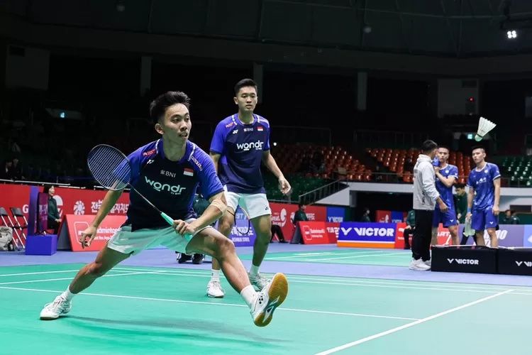 Perjuangan Ganda Putra Indonesia Bawa Satu Tiket Perempat Final Korea Masters