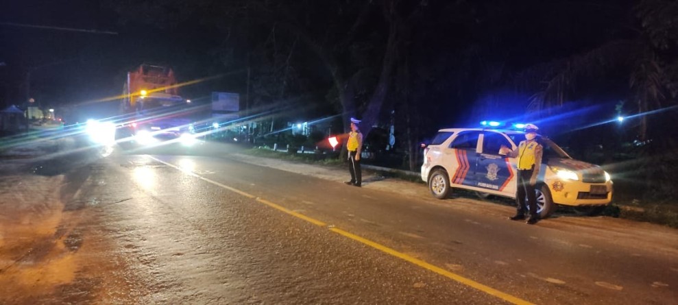 Giat Patroli Blue Light Polres Batubara: Langkah Proaktif Cegah Kejahatan di Malam Hari