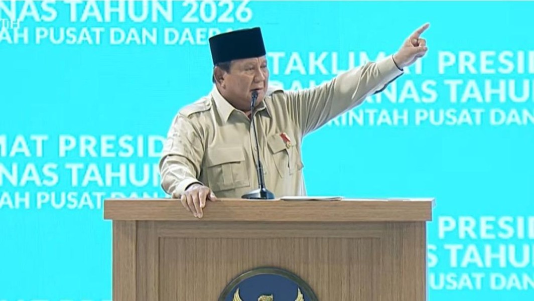 Prabowo Sebut Rakornas 2026 Momentum Percepatan Pembangunan Nasional