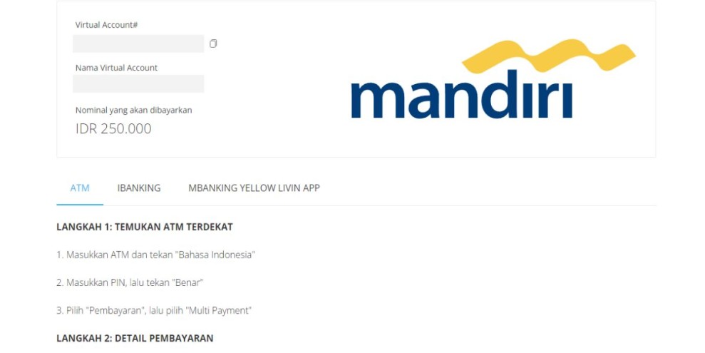 Metode Pembayaran Zalora via Mandiri dengan Mobile Banking dan ATM