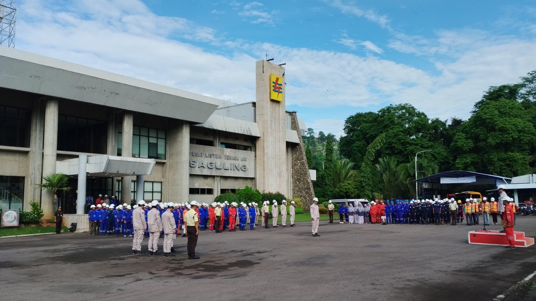 UBP Saguling Laksanakan Apel Bulan Keselamatan dan Kesehatan Kerja Nasional, Komitmen Mewujudkan Lingkungan Kerja yang Aman, Sehat, dan Produktif