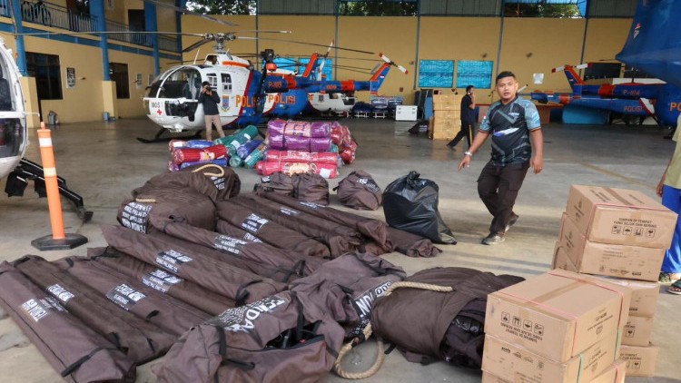 Polri Kirim Logistik Besar Dukung Korban Bencana Sumatera Utara