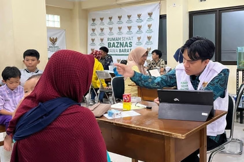 Baznas Sediakan Layanan Kesehatan Gratis bagi Warga Bandung