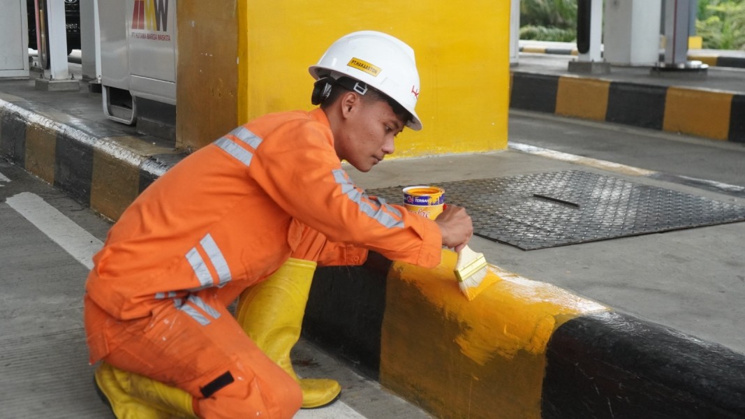 Pemeliharaan Jalan Tol Kutepat Menjelang Idul Fitri 2025, Hamawas Pastikan Kenyamanan dan Keamanan Pemudik