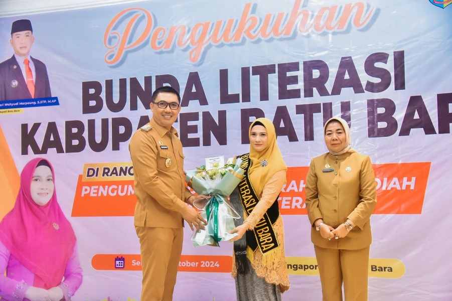 Bupati Batubara Hadiri Pengukuhan Bunda Literasi Kabupaten Batubara, Targetkan Peningkatan Budaya Membaca