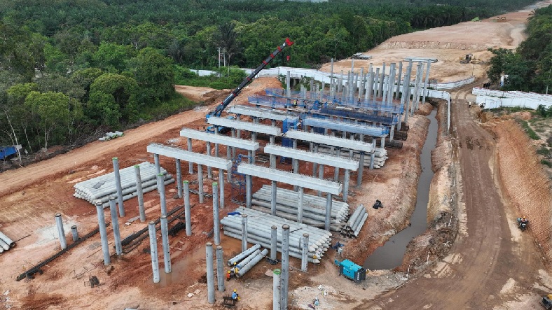 Hutama Karya Dorong Ketahanan Pangan Lewat Jalan Tol Betung,Tempino,Jambi