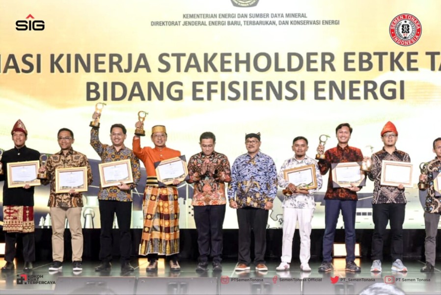 Semen Tonasa Menorehkan Prestasi di Ajang Energi Baru Terbarukan dan Konservasi Energi 2024