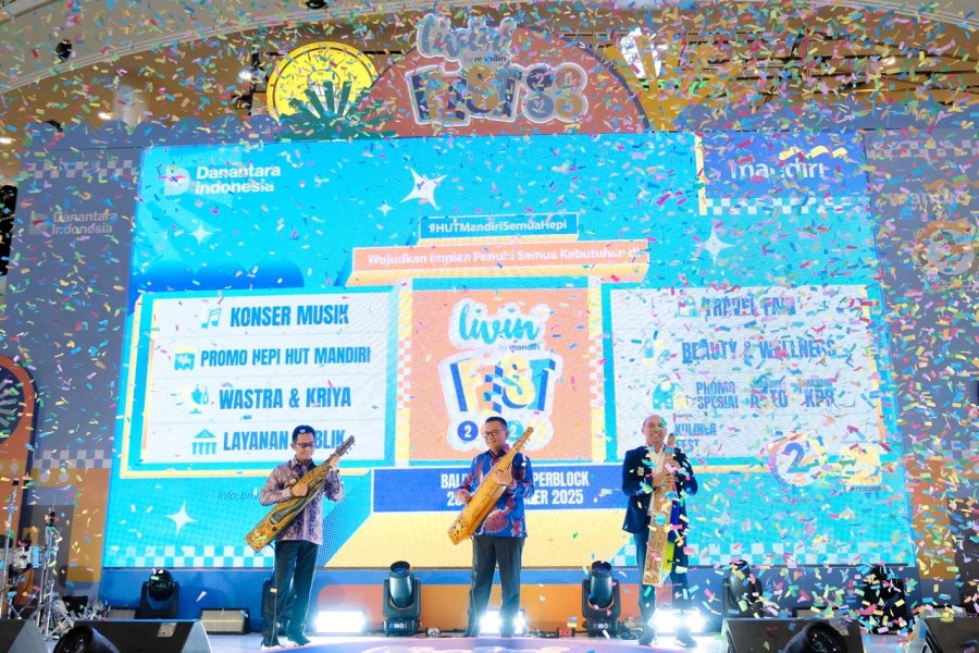 Bank Mandiri Resmi Buka Livin Fest 2025 di Balikpapan, Perkuat Ekosistem UMKM dan Industri Kreatif Kalimantan