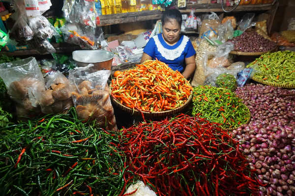 Harga Pangan Sumatera Barat Naik Turun, Cabai Melonjak Beras Melemah