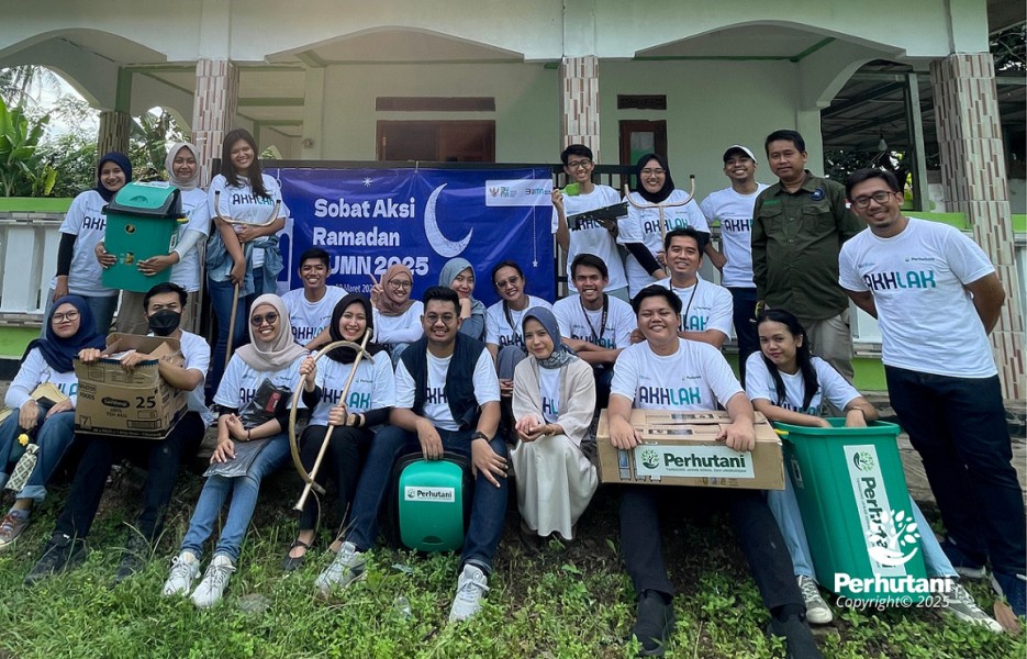 Perhutani Gelar Sobat Aksi Ramadan BUMN 2025 di PKBM Himata Tangerang, Berikan Bantuan Sosial dan Edukasi
