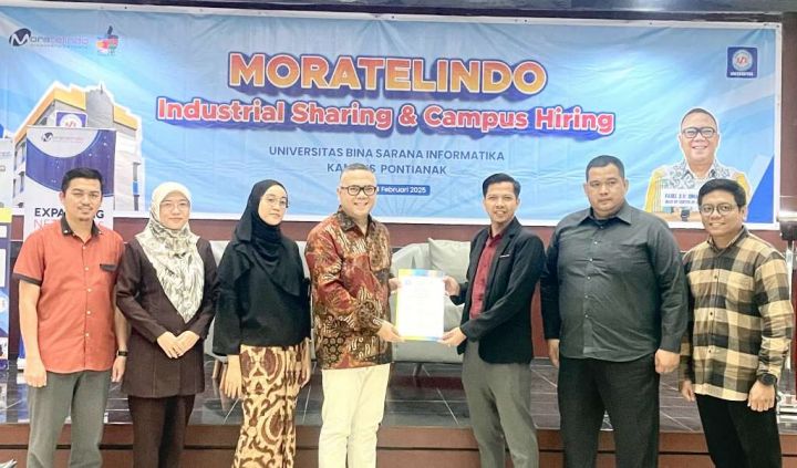Moratelindo Ungkap Peluang dan Tantangan di Industri Telekomunikasi pada Acara Industrial Sharing UBSI Pontianak