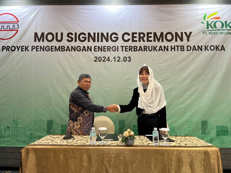 PT Koka Indonesia Tbk (KOKA) Berkolaborasi dengan PT Hartana Tamita Bersama untuk Proyek Energi Terbarukan di Aceh