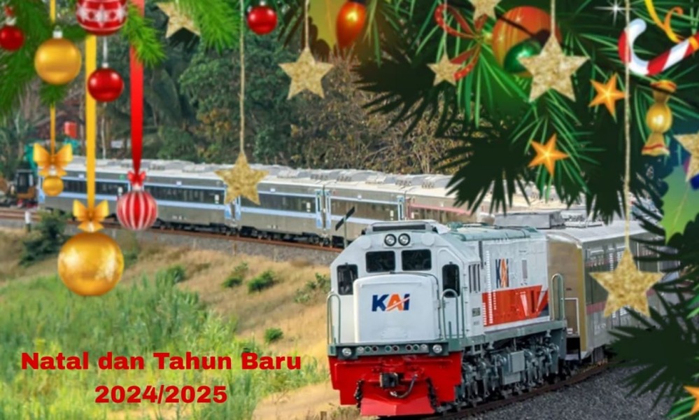 Tiket Kereta Api untuk Libur Natal dan Tahun Baru 2024/2025 Disiapkan: 285 Ribu Tiket Tersedia untuk Pelanggan