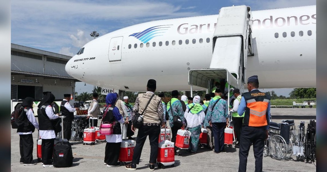 Garuda Indonesia Ubah Jadwal, Penerbangan Jamaah Haji Kloter 2 Lombok Tengah Mundur Tiga Jam