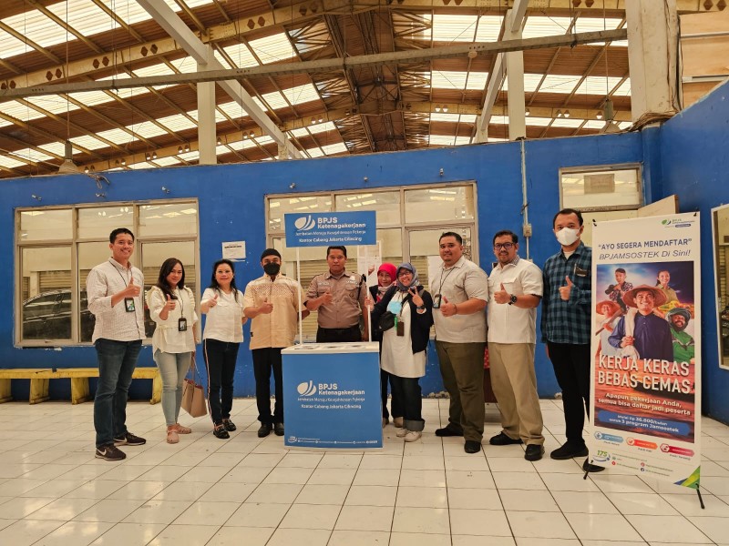 BPJS Ketenagakerjaan Jakarta Cilincing Gelar Sapa Pagi untuk Pererat Silaturahmi dengan Perusahaan Binaan