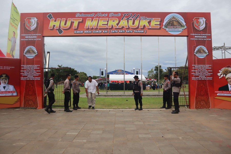 Pasar Malam dan Hiburan Rakyat Meriahkan Perayaan HUT Ke-124 Merauke dengan Partisipasi 119 UMKM