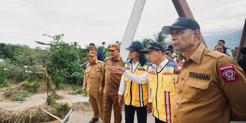 Wamensos Agus Jabo Pantau Distribusi Bantuan Pascabanjir Aceh Tamiang