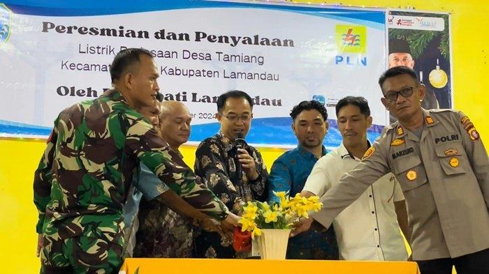 PLN Resmikan Listrik Desa Tamiang, Sambut Tahun Baru Penuh Cahaya