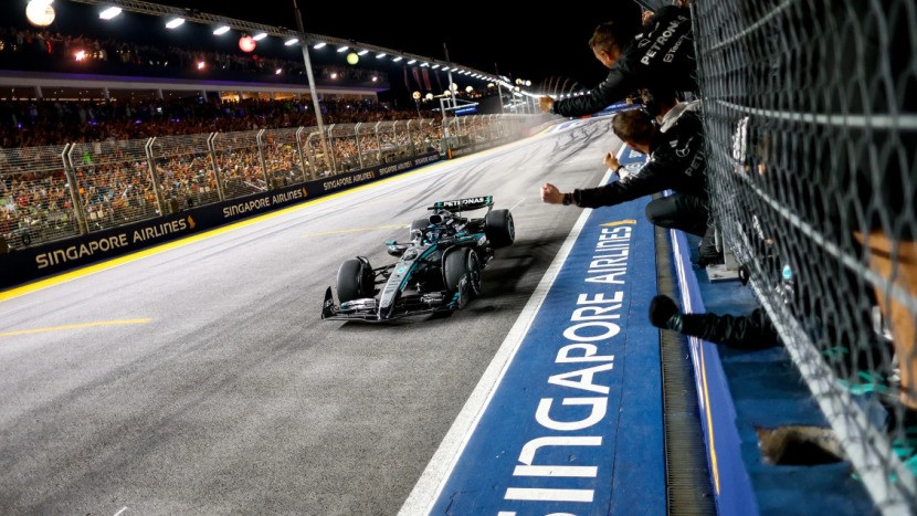 George Russell Dominasi GP Singapura 2025, Red Bull Tertinggal