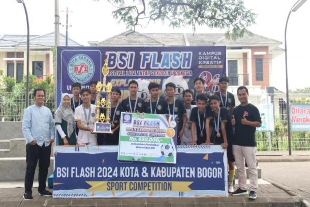 SMK Informatika Bina Generasi 3 Bogor Raih Juara Ketiga di BSI FLASH 2025