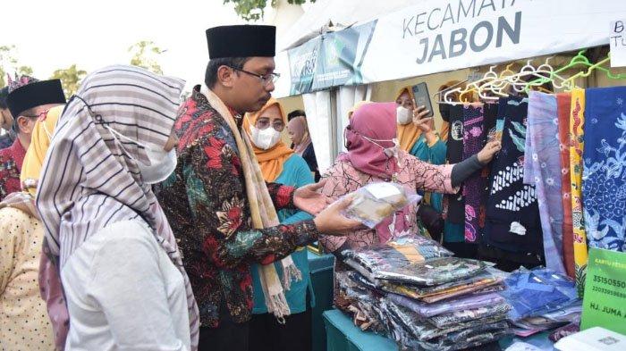 Wabup Sidoarjo Kunjungi Bazar Ramadhan di Taman, Dorong UMKM Lokal Naik Kelas