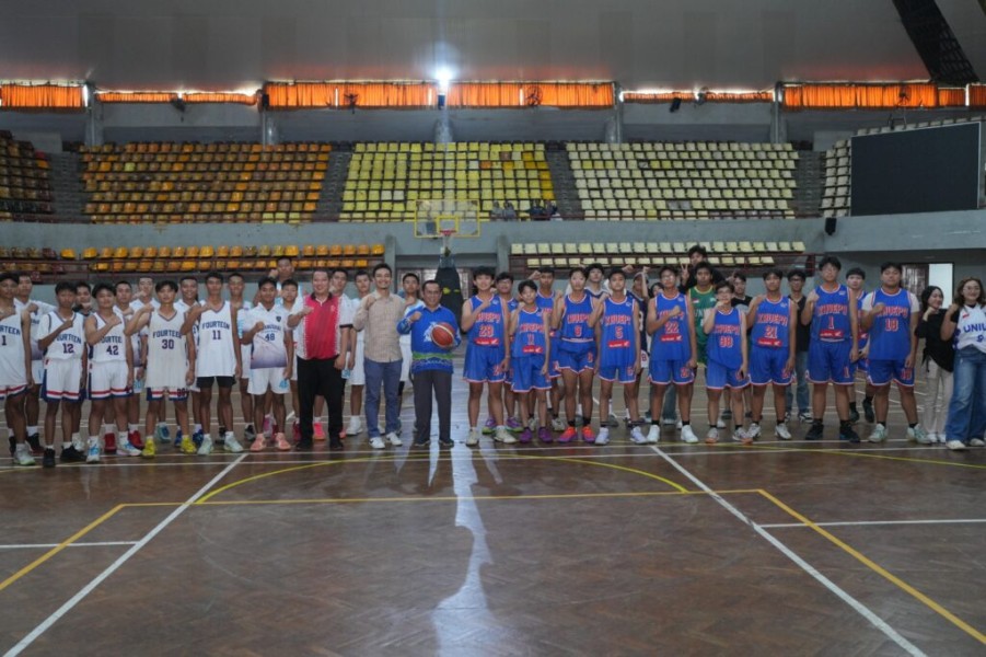 Unila Satukan Mahasiswa Lewat Kompetisi Basket Tingkat Provinsi