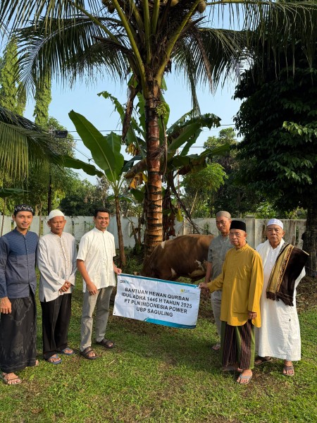 Menebar Kebahagiaan, Menjalin Keberkahan: PLN Indonesia Power UBP Kamojang PLTP Gunung Salak Tebar Qurban di Sukabumi dan Bogor
