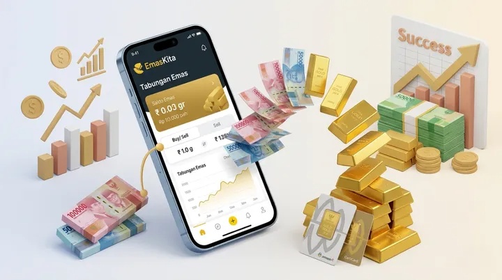 THR Cepat Habis Setelah Lebaran Ini Cara Cerdas Ubah Jadi Investasi Emas Digital Praktis dan Menguntungkan