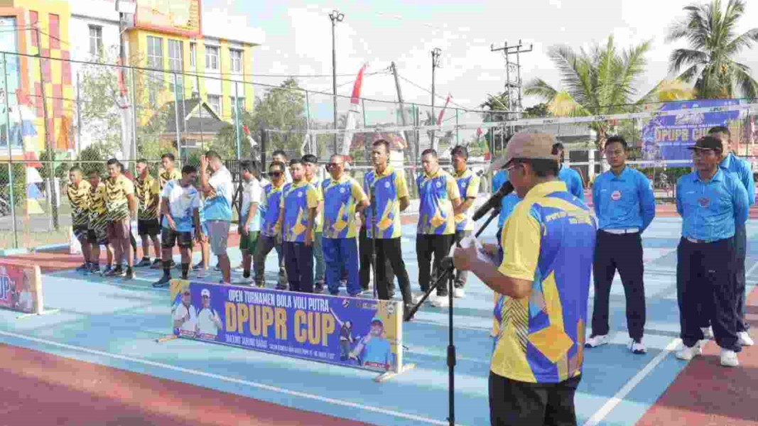 Turnamen Voli DPUPR Cup Ramaikan Tanjung Jabung Barat