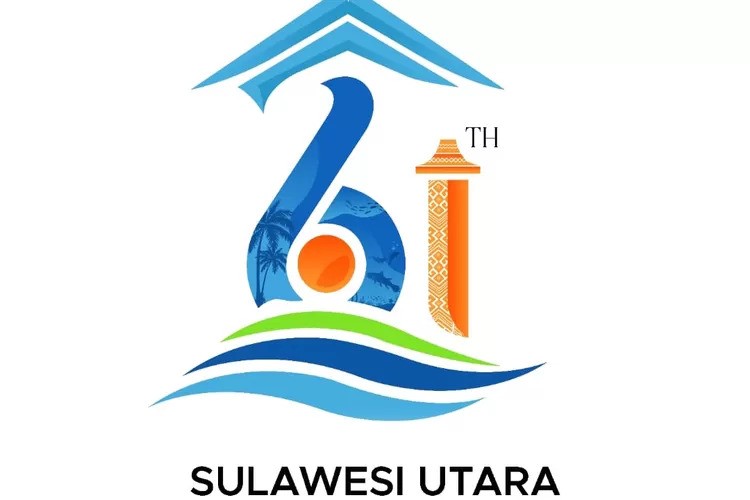 Makna Logo HUT Sulawesi Utara ke 61 Tahun 2025
